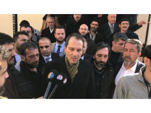 Yeniden Refah Partisi Genel Başkanı Fatih Erbakan deprem bölgesine geldi
