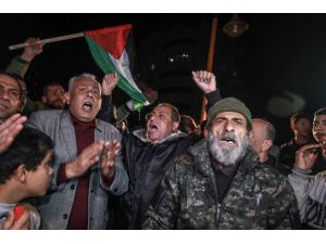 Gazze'deki Filistinli direniş grupları, ABD'nin sözde barış planını protesto etti