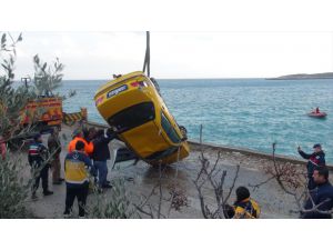 Mersin'de denize devrilen otomobilin sürücüsü öldü