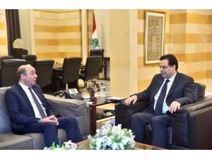 Beyrut Büyükelçisi Hakan Çakıl'dan Lübnan Başbakanı'na nezaket ziyareti