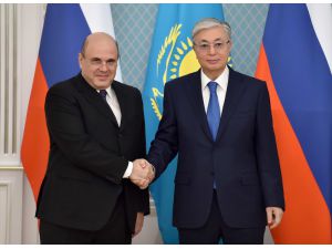 Kazakistan Cumhurbaşkanı Tokayev, Rusya Başbakanı Mişustin ile görüştü