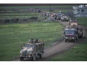 Suriye sınırına 200 araçlık askeri konvoy gönderildi