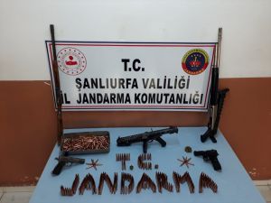 Şanlıurfa'da silah kaçakçılığı operasyonunda 3 şüpheli yakalandı