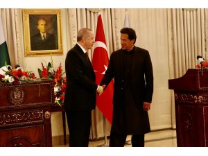 Pakistan Başbakanı Han, Cumhurbaşkanı Recep Tayyip Erdoğan ile ortak basın toplantısında konuştu: (2)