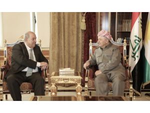 Irak'taki Vataniye Koalisyonu lideri Allavi, Barzani ile görüştü
