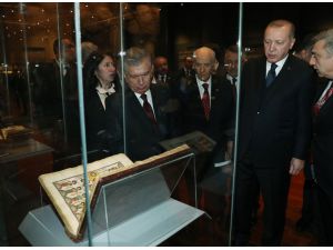Özbekistan Cumhurbaşkanı Mirziyoyev, Cumhurbaşkanlığı Millet Kütüphanesi Açılış Töreni'nde konuştu: