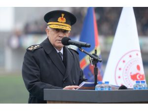 Jandarma Genel Komutanı Orgeneral Çetin, uzman erbaşların mezuniyet törenine katıldı: