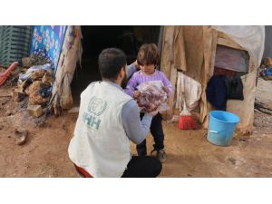 İHH'dan Suriyeli ailelere 3 ton et yardımı