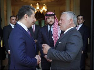 Ürdün Kralı 2. Abdullah ile Barzani ikili ticari ilişkileri görüştü