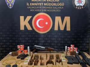 Malatya'da silah kaçakçılığı ve gasp şüphelilerine operasyon: 7 gözaltı