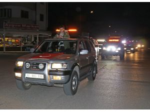 Düzce'de arazi araçlarıyla "Bahar Kalkanı Harekatı'na destek sürüşü" yapıldı