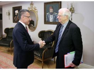 Oktay, AB Dış İlişkiler ve Güvenlik Politikası Yüksek Temsilcisi Borrell'i kabul etti