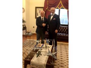 Kuveyt'in Ankara Büyükelçisi, TUSAŞ Genel Müdürü Kotil ile görüştü