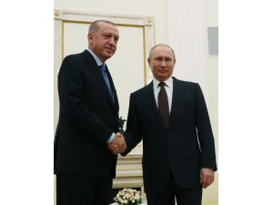 Erdoğan-Putin görüşmesi başladı