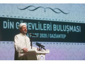 Diyanet İşleri Başkanı Erbaş, Gaziantep'te din görevlileriyle buluştu: