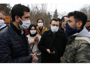 Avukatlar Edirne'deki sığınmacılarla görüştü