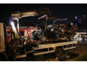 Beşiktaş'taki trafik kazasında 2 kişi yaralandı