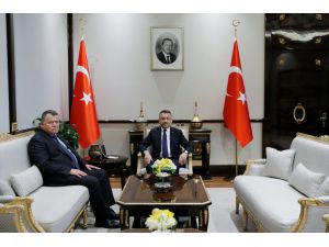 Yargıtay Başkanı Cirit'ten Cumhurbaşkanı Yardımcısı Oktay'a veda ziyareti
