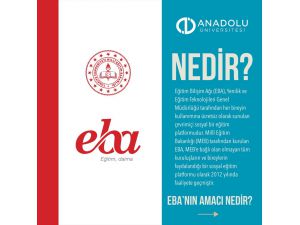 EBA hakkında velileri ve öğrencileri bilgilendirecek infografik hazırlandı