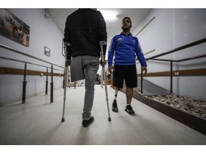 Gazze'deki protez merkezi Filistinlilere umut oldu
