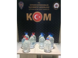 Adana'da 50 litre sahte içki ele geçirildi