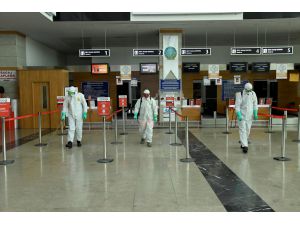 Konya'da koronavirüsle mücadelede dezenfeksiyon çalışmaları sürüyor