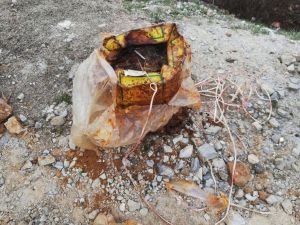 PKK'lı teröristlerce yola tuzaklanan el yapımı patlayıcı imha edildi