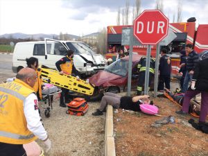 Konya'da trafik kazası: 1 ölü, 3 yaralı