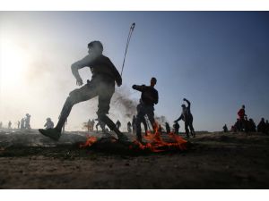 GÜNCELLEME - İsrail askerleri Gazze sınırında 14 Filistinliyi yaraladı