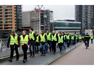 Hollanda'da "sarı yeleklilerden" dokuzuncu eylem