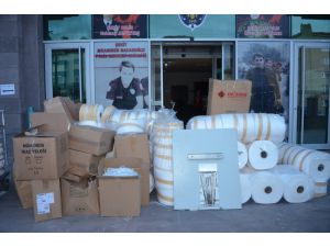 Yozgat'ta kaçak üretilen 12 bin maske ele geçirildi