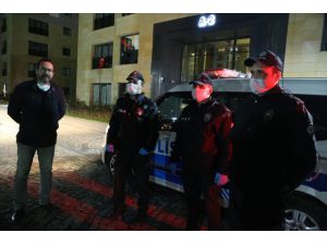 Nevşehir'de kavga ihbarına giden polise alkışlı destek
