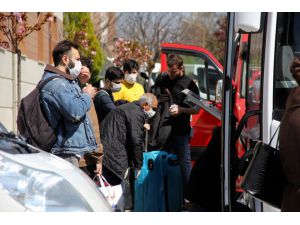 Bursa'da yurttaki karantina süresi dolan 150 kişi evlerine gönderildi