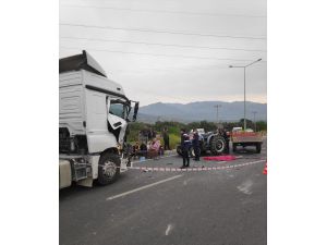 Aydın'da beton mikseriyle çarpışan traktörün 14 yaşındaki sürücüsü öldü