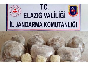 Elazığ'da 62 kilogram esrar ele geçirildi
