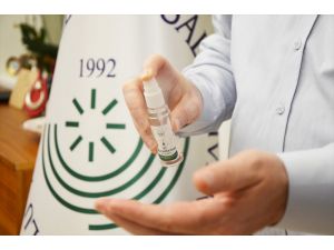 Bolu Abant İzzet Baysal Üniversitesinde cep tipi dezenfektan üretimi