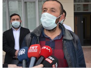 Muş'ta immün plazma ile iyileşen Kovid-19 hastası alkışlarla taburcu edildi