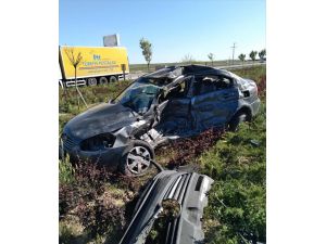 Aksaray'da otomobil ile minibüs çarpıştı: 1 ölü
