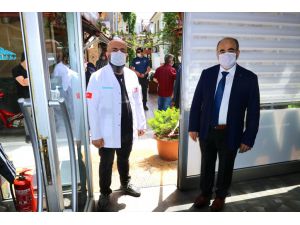 Düzce Valisi Dağlı'dan sokakta maske denetimi