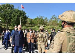 İçişleri Bakanı Soylu, Çakırsöğüt Jandarma Tugay Komutanlığında konuştu: