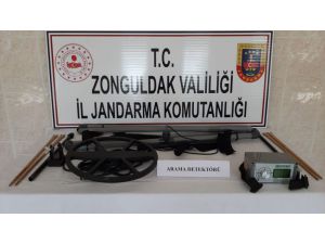 Zonguldak'ta kaçak kazı yapan 3 kişi yakalandı