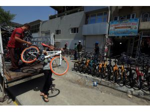 Kovid-19 önlemleri, Bağdat sokaklarını bisikletlerle doldurdu