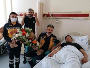 Kars’taki terör operasyonunda yaralanan askerlere moral ziyareti