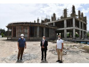 Kayseri'nin ikinci bilim sanat merkezinde inşaat çalışmaları sürüyor