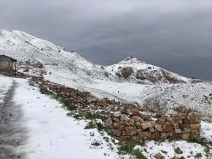 Mayısın son günlerinde Erzurum'da kar, Kars'ta dolu etkili oldu
