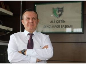 Denizlispor Başkanı Ali Çetin, kulübün 54. kuruluş yıl dönümünü kutladı