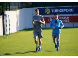 Trabzonspor, hazırlıklarını akşam antrenmanıyla sürdürdü