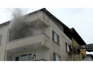 Manisa'da evinde yangın çıkan kişi hayatını kaybetti