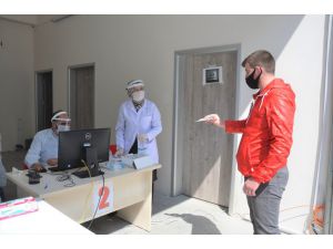 Bursa'da asker adaylarına koronavirüs testi