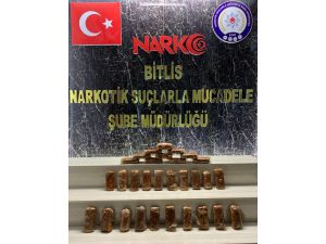 Bitlis'te 18 kilo 900 gram eroin ele geçirildi